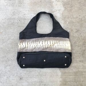 Black Snake Skin Bag